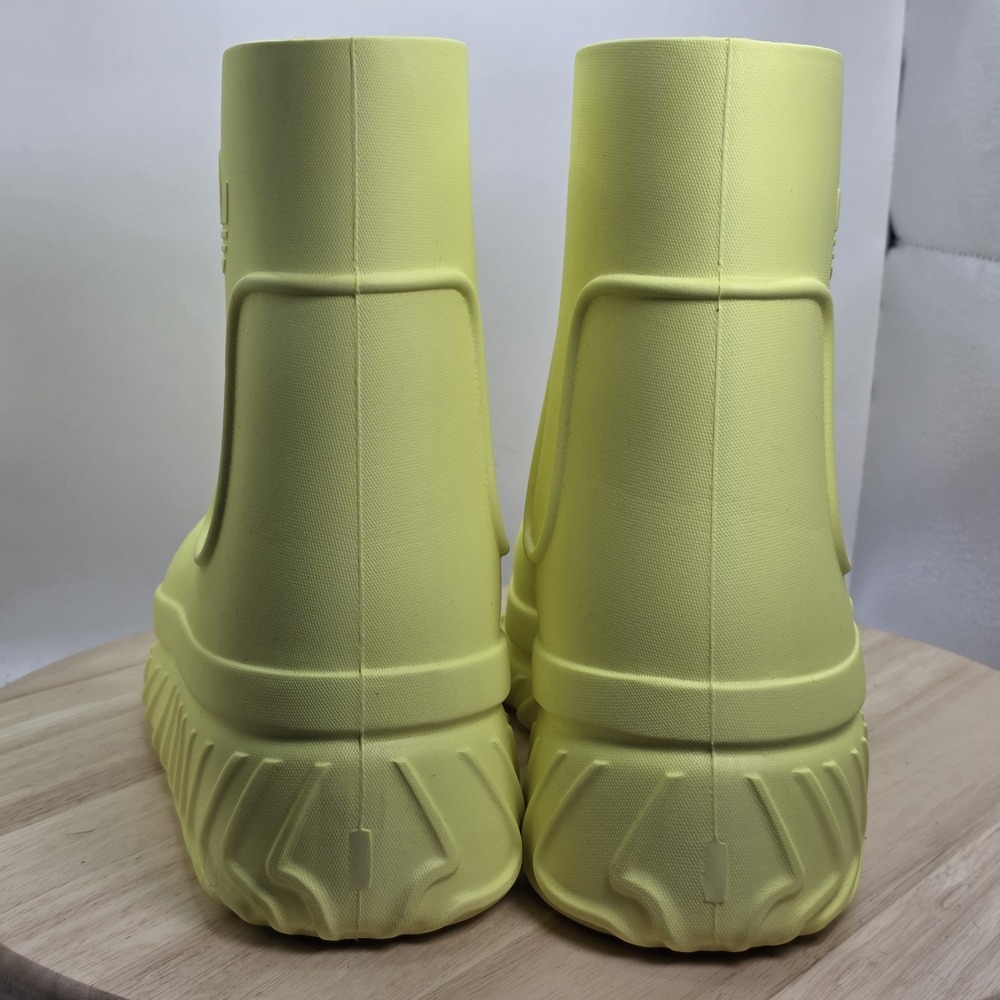Women's 7.5 - Adidas ADIFOM SST BOOT IG2682 ORIGINALS Rubber Boots Pulse Yellow - Picture 6 of 9